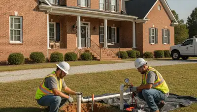 Plumber providing plumbing repair service in Greensboro, NC for local homeowners