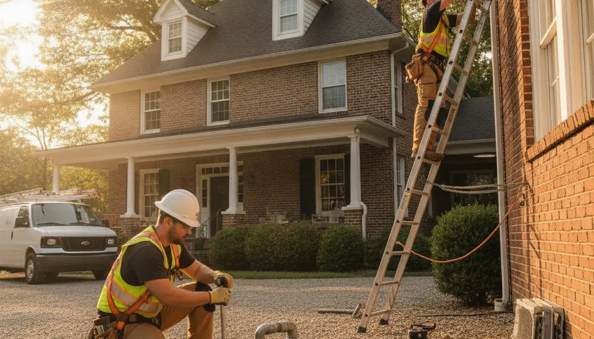 Plumber providing plumbing repair service in Greensboro, NC
