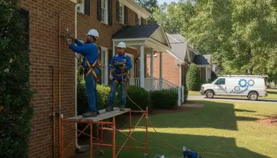 Plumbing repair technician serving Greensboro, NC for drain, leak, and pipe repairs