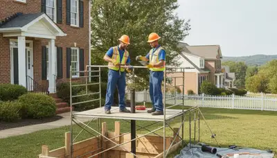 Plumber providing repair service in Greensboro, NC for residential plumbing issues