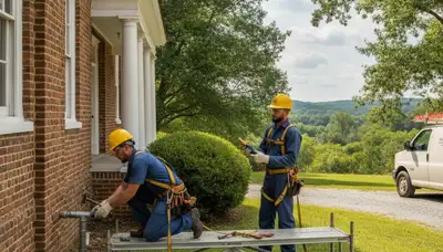Plumber providing plumbing repair services in Greensboro, NC for local homeowners