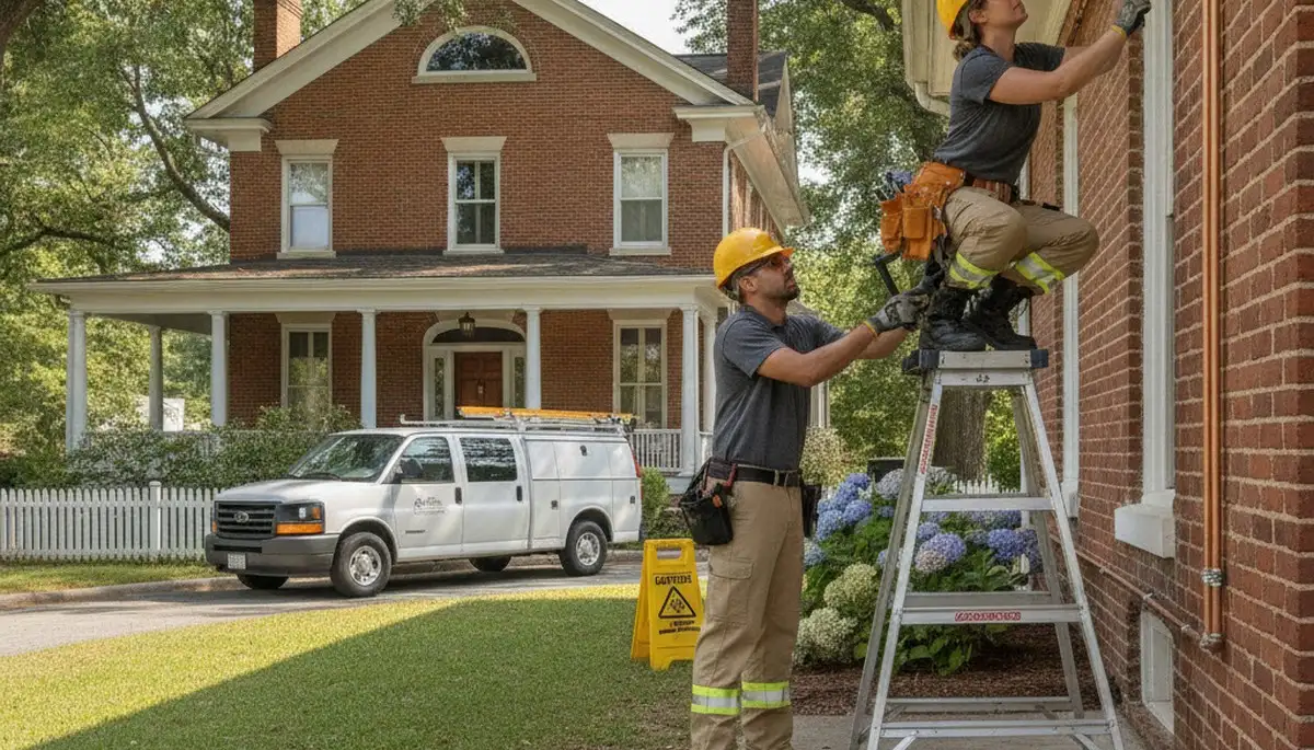 Professional plumber providing plumbing repair service in Greensboro, NC