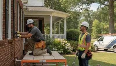 Plumber providing repair service in Greensboro, NC for residential plumbing issues