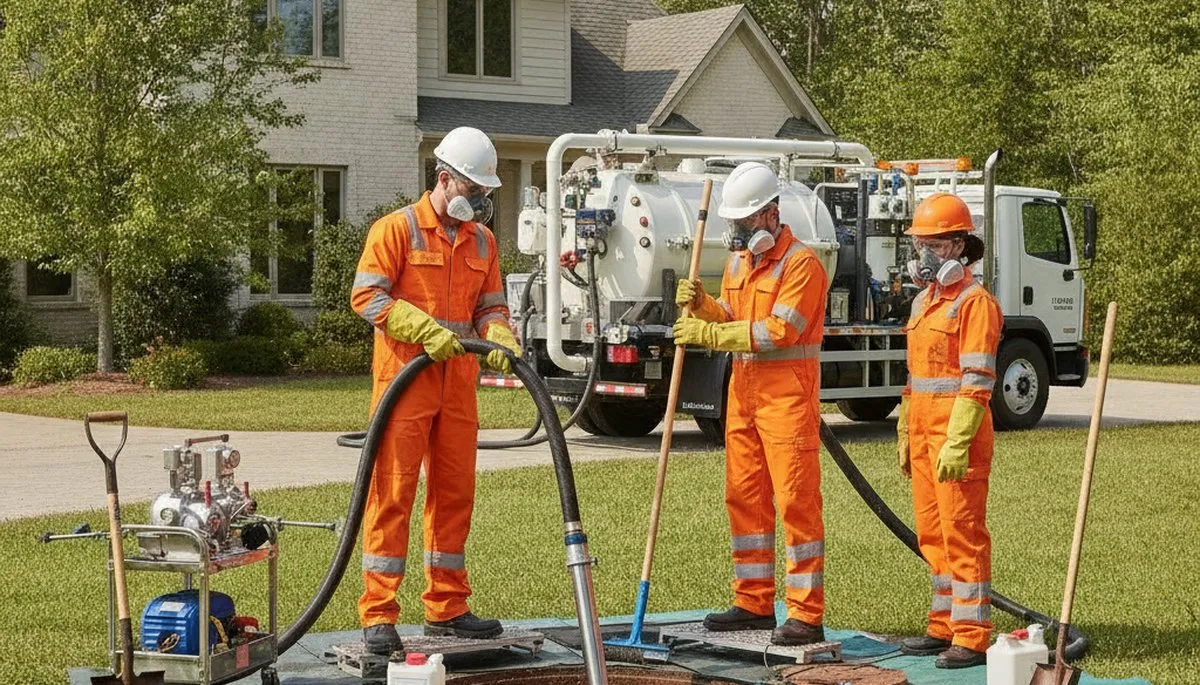 Septic tank cleaning service for Greensboro, NC homes by On Call Plumbers