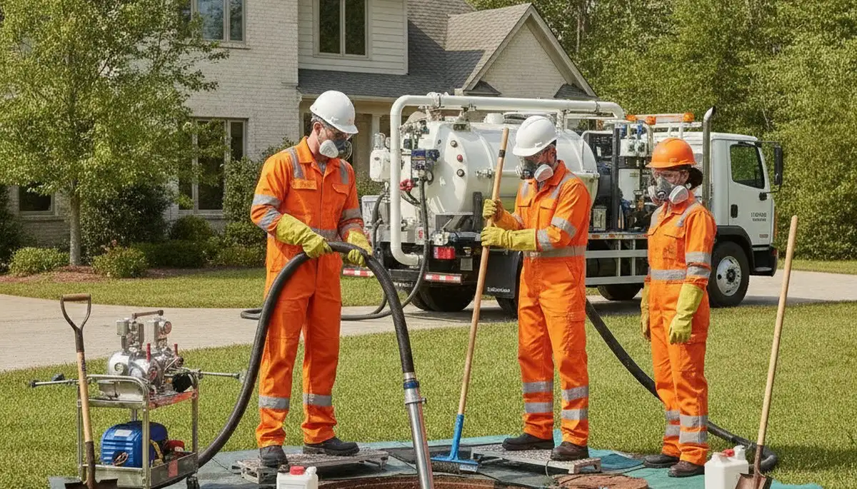 Septic tank cleaning service for Greensboro, NC homes by On Call Plumbers