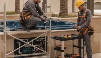 Spa repair service in Greensboro, NC for homes with aging equipment and seasonal wear