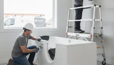 Walk-in tub installation for Greensboro, NC homeowners by On Call Plumbers
